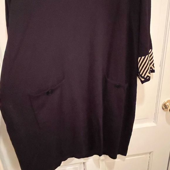Lurex Accent Sweater Dress Sz 2X - Picture 3 of 6